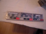 LOT de 3 casete audio (2) TDK normale (2 buc. de 90 minute si 1 buc. de 60 min.)