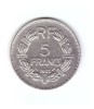 Moneda Franta 5 francs/franci 1933, stare buna, curata, Europa, Nichel