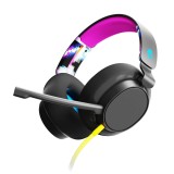 Casti Gaming cu microfon Skullcandy Slyr Multi-Platform, Cu fir, Negru