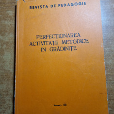 revista de pedagogie-perfectionarea activitatii metodice in gradinita-anul 1981
