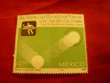 Serie Mexic 1981 Cupa Latino-Americana Tenis de Masa , 1 valoare, Nestampilat