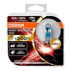 Bec Cu Halogen Osram H4 12v 60/55w P43t Night Breaker 200 /2 Buc Amio O-64193NB200-HCB