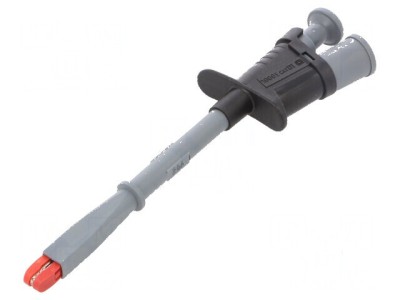 Clips de măsurare crocodil 20A neagră - Placare nichelată 1kV: Clips de măsurare crocodil 20A neagră foto