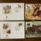 italia - serie 2 timbre MNH, 2 FDC, 2 maxime, fauna wwf