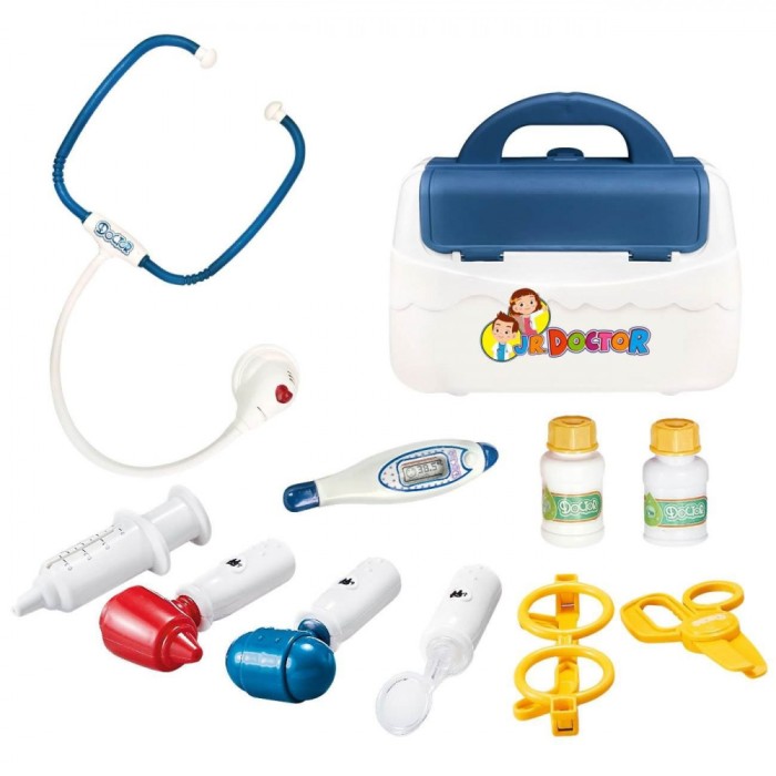 Set Jucării Medicului, Jr Doctor, 10 Piese, Sunet și Lumină, Multicolor