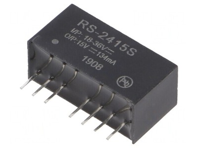 Convertor DC/DC 2W 18-36V 15V 134mA SIP8 foto