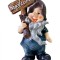 Statueta decorativa, Pitic Welcome, Multicolor, 51 cm, DVF4022P