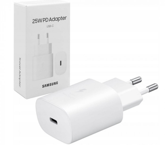 &Icirc;ncărcător de rețea Samsung USB tip C 25W