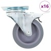 Gossi roti pivotante, 16 buc., 75 mm