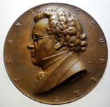 7.444 MEDALIE AUSTRIA COMPOZITOR FRANZ SCHUBERT gravor A. HARTIG