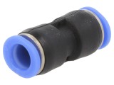 Racord push-in simplu PNEUMAT 0,95&divide;10bar plastic 0&divide;60&deg;C