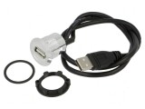 Cablu adaptor USB A la USB A 0,6m