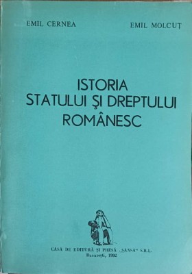 ISTORIA STATULUI SI DREPTULUI ROMANESC-EMIL CERNEA, EMIL MOLCUT-234823 foto