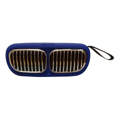 Boxa portabila Motorsport cu Bluetooth, radio , card , USB , albastru foto