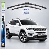 Cumpara ieftin Ștergătoare Jeep Compass (MP, M6, MV, M7) 2016&rarr; | Valeo Silencio Xtrm VF824 | Set Față 600+450mm