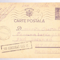 AMS# - CARTE POSTALA PRINTATA CENZURAT IASI 18, 1943