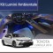 Lumini ambientale Toyota Corolla 2019-2021 set complet control telefon sau sistem original CarStore Technology