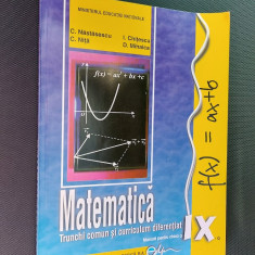 MATEMATICA CLASA A IX A TRUNCHI COMUN SI CURICCULUM DIFERENTIAT NASTASESCU