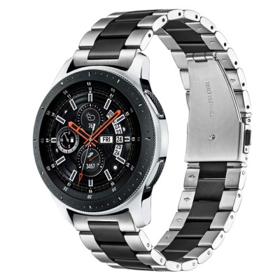 Curea metalica 22mm ceas Samsung Galaxy Watch 3 46mm Gear S3 Frontier Huawei GT foto