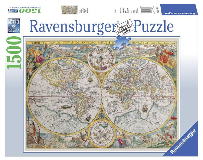 Puzzle Harta istorica, 1500 piese