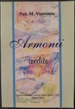 Cumpara ieftin PAN. M. VIZIRESCU (1903-2000): ARMONII (POEZII INEDITE) [VOLUM POSTUM, 2003 / TIRAJ 500 ex. / DEDICATIE-AUTOGRAF DAN COSMULESCU PT MARILENA ROTARU]