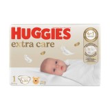 Scutece Huggies Extra Care, nr 1, 2-5 kg, 50 buc