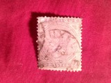 Timbru Belgia 1883 Leopold II , 50c stampilat