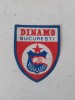 Emblema fotbal DINAMO Bucuresti, ecuson cu sigla, RSR anii 80, colectie