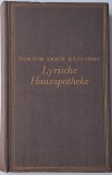 Doctor Erich K&auml;stner's Lyrische Hausapotheke