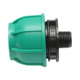 Racord compresiune 32 mm x 1/2 inch filet exterior PN16 pentru irigatii