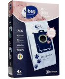 Set 4 saci sintetici Electrolux E203S Anti Allergy s-bag pentru aspiratoare Philips si Electrolux