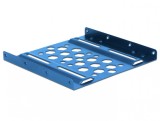 Kit instalare HDD 2.5&quot; la 3.5&quot; aluminiu Albastru, Delock 21291