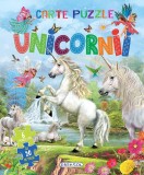 Carte cu 6 puzzle-uri - Unicornii, Girasol