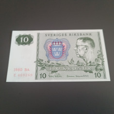Bancnota 10 kronor 1980 Suedia