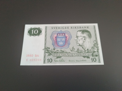 Bancnota 10 kronor 1980 Suedia foto