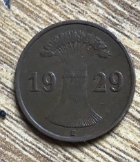 MNDSTR22 Germania 1 pfennig 1929 E