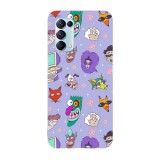 Husa compatibila cu Oppo A54 5G model Courage the Cowardly dog ooga booga, Silicon, TPU, Viceversa, Transparent, Carcasa