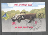 Korea 1985 Cars, imperf. sheet, used T.354