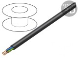 Cablu Electric Negru H07RN-F 5G6mm2 450/750V