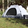 VidaXL Cort de camping 5 persoane, alb opac, setare rapidă, țesătură 4004176