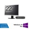 Pachet Calculator Refurbished HP EliteDesk 800 G2 Mini PC, Intel Core i7-6700T 2.80 - 3.60GHz, 8GB DDR4, 256GB SSD + Monitor 22 Inch + Windows 10 Pro