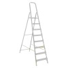 Scara aluminiu 1918, 1 x 8 trepte, inaltime 2.45 m, 150 kg