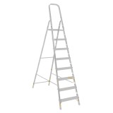 Scara aluminiu 1918, 1 x 8 trepte, inaltime 2.45 m, 150 kg