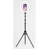 Inel de lumina LED cu trepied reglabil si telecomanda Bluetooth, Brivoo&reg;, ideal pentru selfie-uri, TikTok, YouTube, machiaj, vlogging