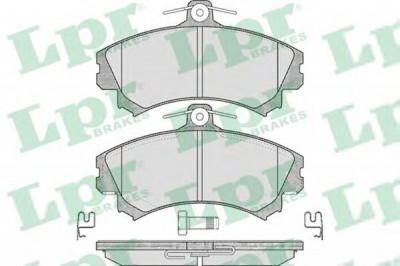 Set placute frana,frana disc VOLVO S40 I (VS) (1995 - 2004) LPR 05P615 foto