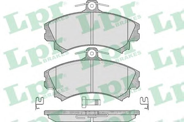 Set placute frana,frana disc MITSUBISHI CARISMA limuzina (DA) (1996 - 2006) LPR 05P615