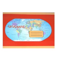 Caiet Geografie Format B5, 24 File, Dictando + Veline - Tip Special de Caiet Scolar foto