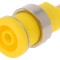 Conector soclu banană 4mm, aurit
