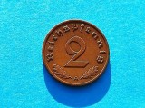 2 Pfennig 1939 lit. A -Germania-stare buna!! patina frumoasa