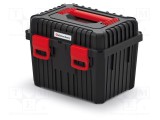 Ladă pentru unelte neagră polimer 445x360x337mm 25kg KISTENBERG HEAVY
